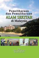 Pemeliharaan dan Pemuliharaan Alam Sekitar di Malaysia.