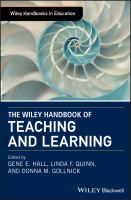 The Wiley Handbook of Teaching and Learning.