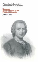 Rousseau, an introduction to his political philosophy /