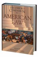 The Oxford Companion to American Law.