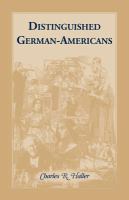 Distinguished German-Americans /