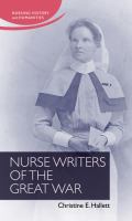 Nurse writers of the Great War