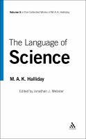 The Language of Science : Volume 5.