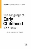 The language of early childhood