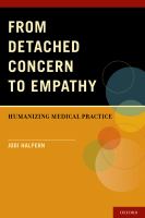 From Detached Concern to Empathy : Humanizing Medical Practice.