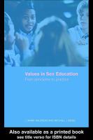 Values in sex education from principles to practice /