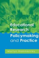 Educational research, policymaking and practice