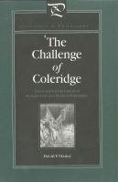 The challenge of Coleridge : ethics and interpretation in Romanticism and modern philosophy /