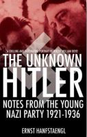 The unknown Hitler /