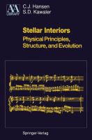 Stellar interiors : physical principles, structure, and evolution /