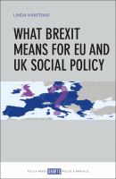 What Brexit means for EU and UK social policy /