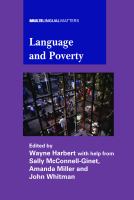 Language and Poverty.