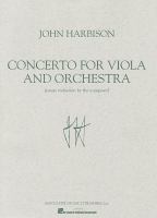 Concerto for viola and orchestra /