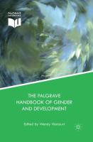 The Palgrave Handbook of Gender and Development : Critical Engagements in Feminist Theory and Practice.