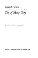 City of many days /