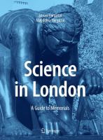 Science in London A Guide to Memorials /