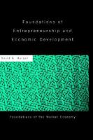 Foundations of entrepreneurship and economic development