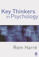 Key thinkers in psychology