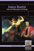 James Beattie : Selected Philosophical Writings.