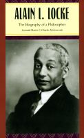 Alain L. Locke : biography of a philosopher /