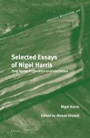 Selected Essays of Nigel Harris : From National Liberation to Globalisation.