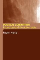 Political Corruption : In Beyond the Nation State.
