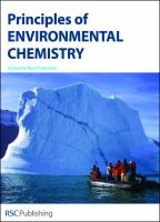 Principles of Environmental Chemistry.