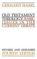 Old Testament theology : basic issues in the current debate /