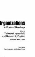 Human service organizations: a book of readings /