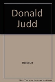 Donald Judd /