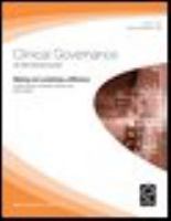 Making and sustaining a difference : Originally published as Clinical Governance