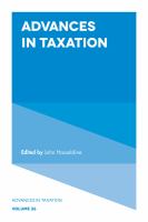 Advances in Taxation.