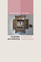 Hospitality and authoring an essay for the English profession /