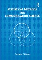 Statistical methods for communication science