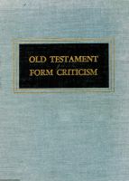 Old Testament form criticism. /