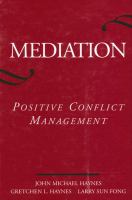 Mediation : positive conflict management /