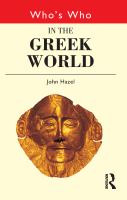 Who's who in the Greek world /