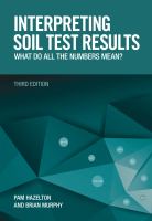Interpreting soil test results what do all the numbers mean? /
