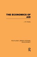 The Economics of Aid.