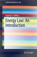 Energy Law: An Introduction