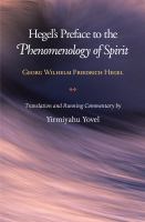 Hegel's preface to the Phenomenology of spirit /