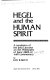 Hegel and the human spirit : a translation of the Jena lectures on the philosophy of spirit (1805-6) with commentary /
