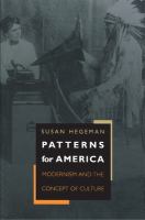 Patterns for America : modernism and the concept of culture /