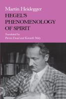 Hegel's Phenomenology of spirit /