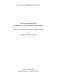 The French Fifth Republic, establishment and consolidation (1958-1965); an annotated bibliography of the holdings at the Hoover Institution /