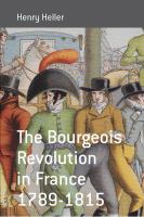 The bourgeois revolution in France, 1789-1815