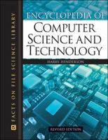 Encyclopedia of computer science and technology /