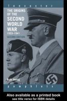 The origins of the Second World War, 1933-1941