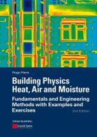 Building Physics - Heat, Air and Moisture : Fundamentals and Engineering Methods with Examples and Exercises.