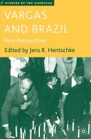 Vargas and Brazil : New Perspectives.